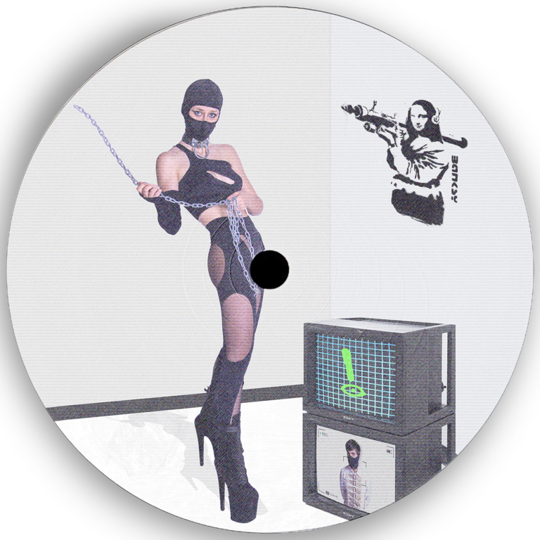 Representación de un cd con la portada de la sección moda